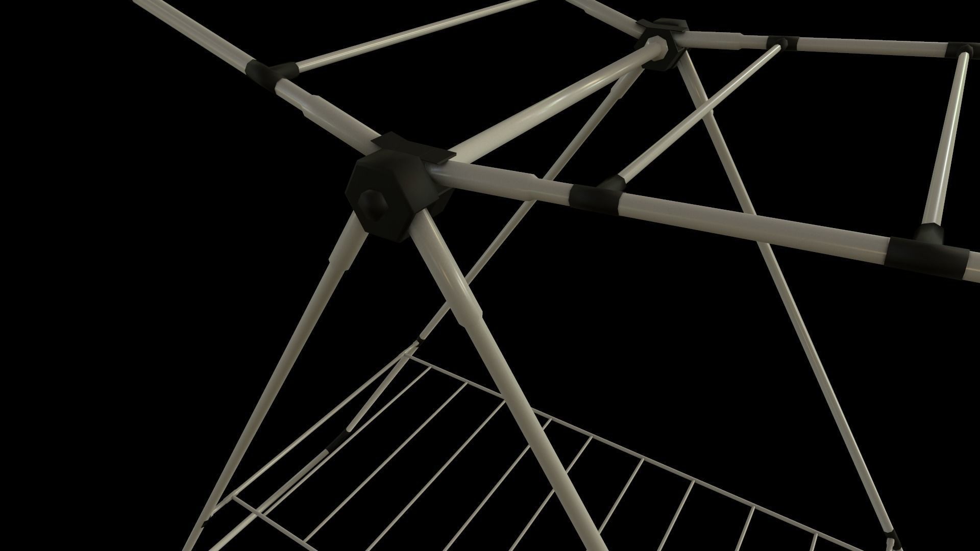 Cloth Hanger PBR Low-poly 3D model_7