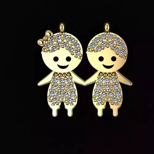 Boy - Girl - Pendant