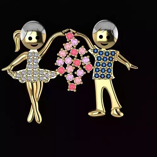 Boy - Girl - Pendant