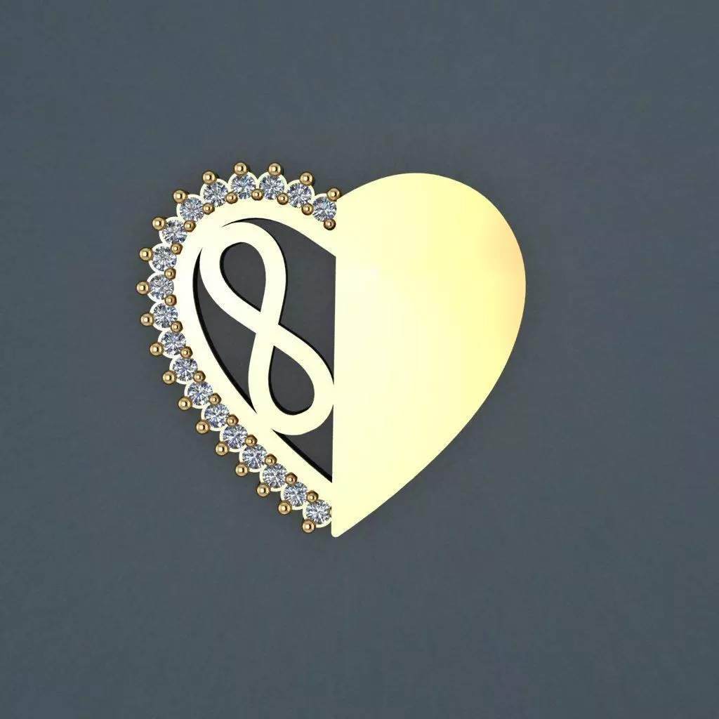 Infinity - Love - Pendant 3D print model_0