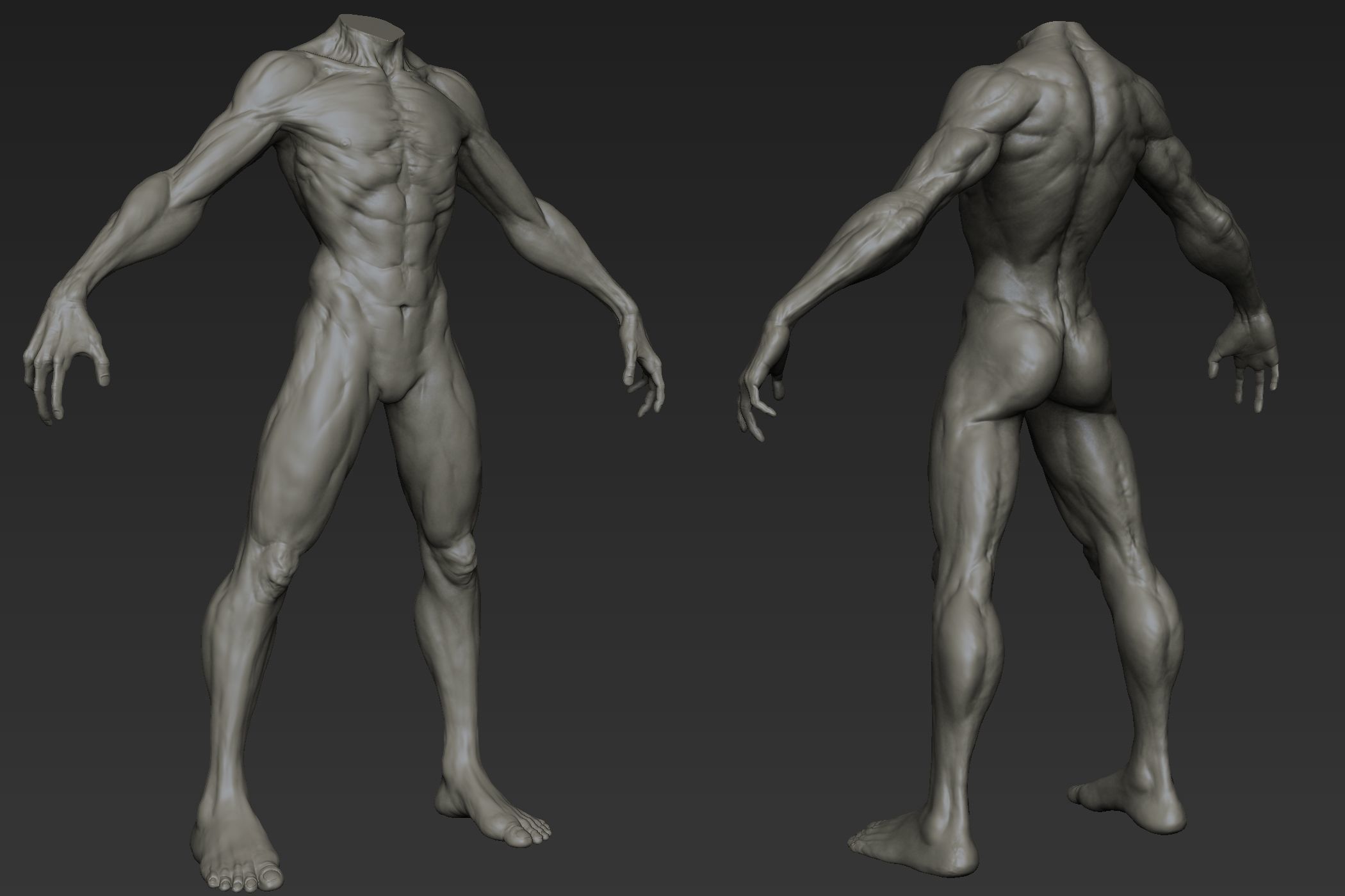 Creature Bodies Part 1 3D model_15
