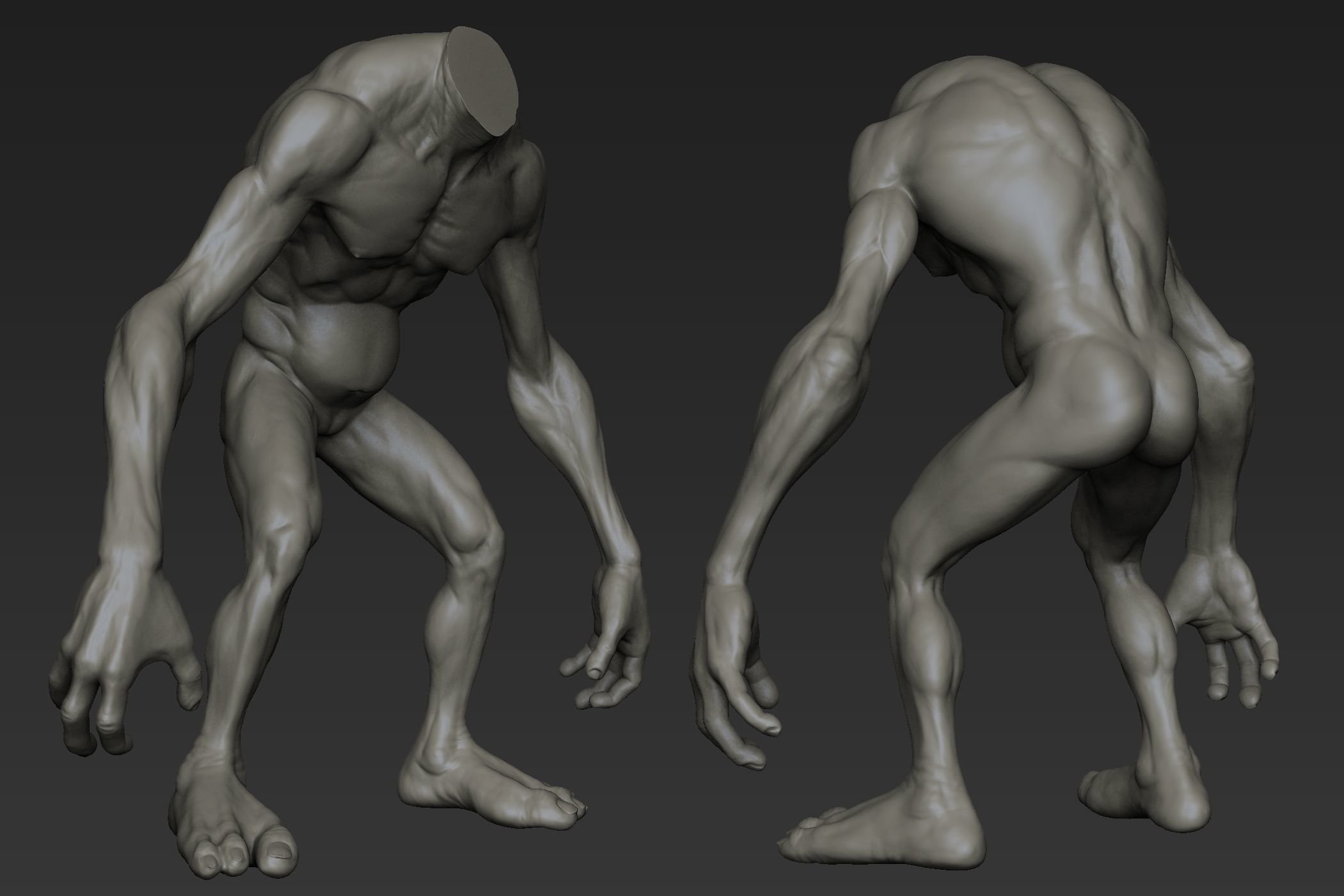 Creature Bodies Part 1 3D model_17
