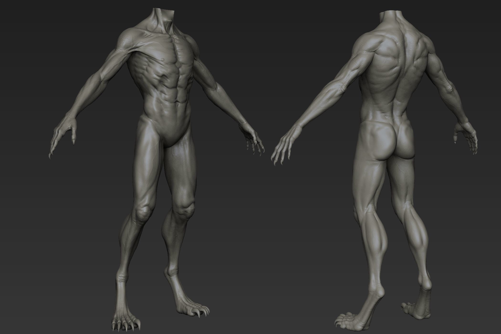 Creature Bodies Part 1 3D model_13
