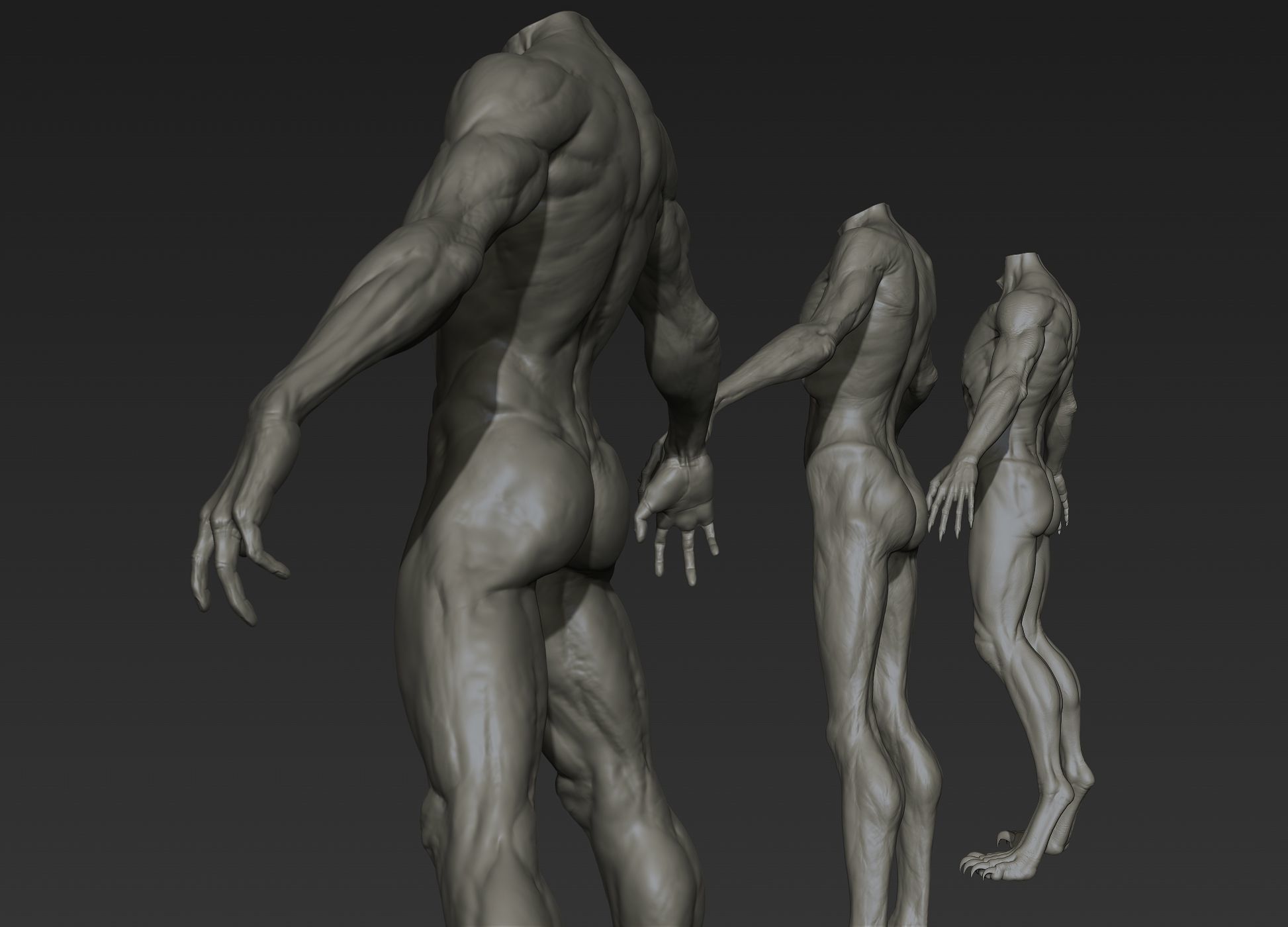 Creature Bodies Part 1 3D model_6