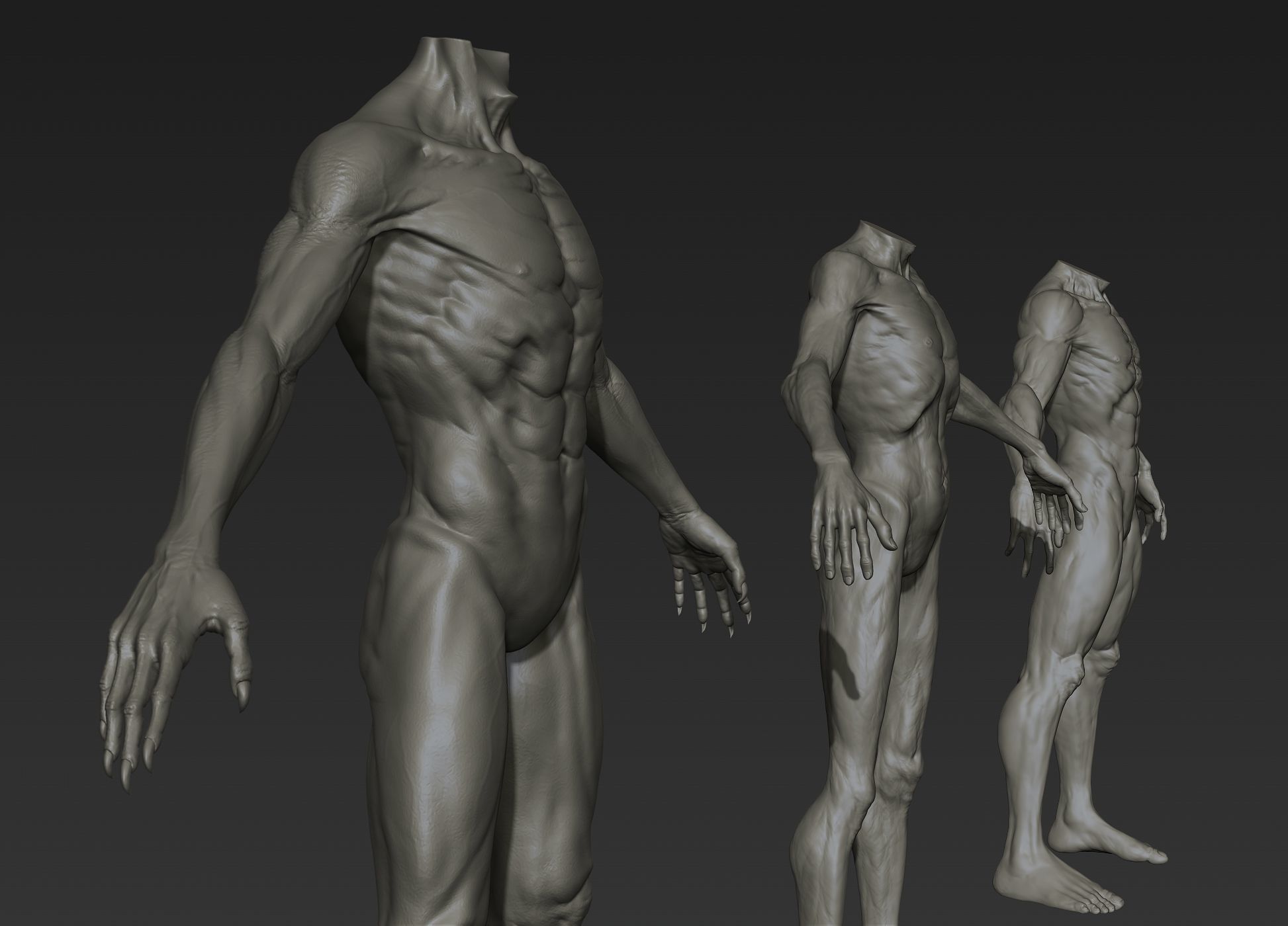 Creature Bodies Part 1 3D model_9