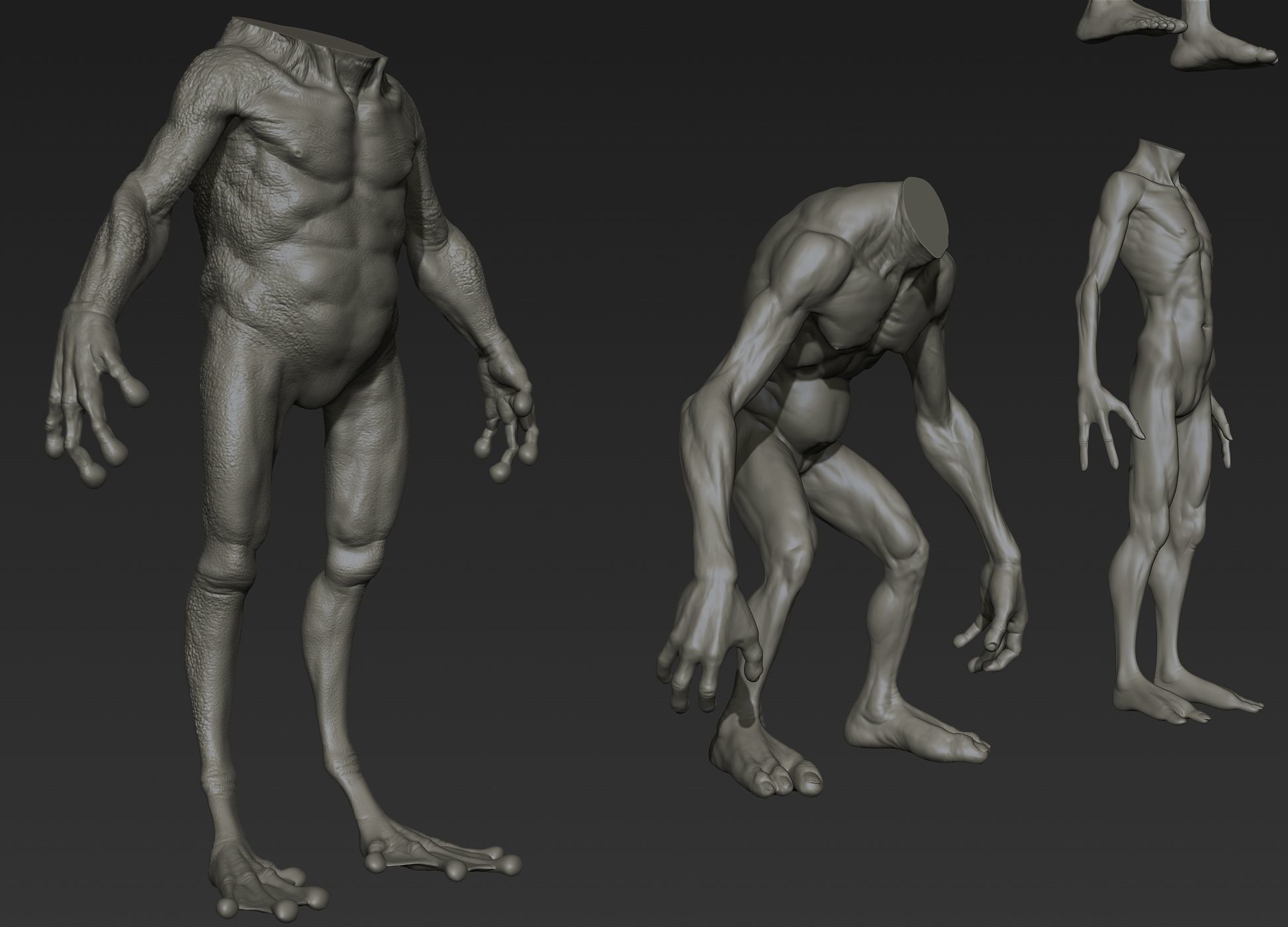 Creature Bodies Part 1 3D model_12