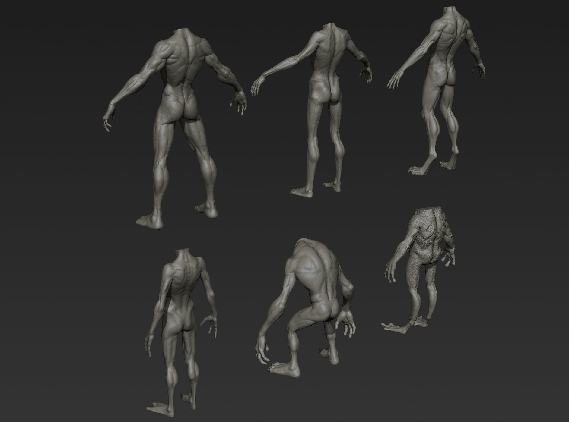 Creature Bodies Part 1 3D model_3