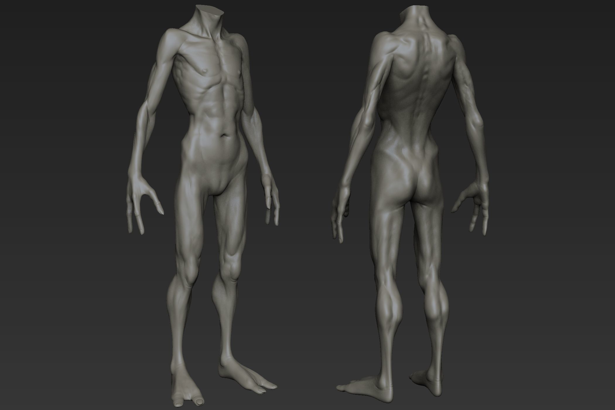 Creature Bodies Part 1 3D model_18
