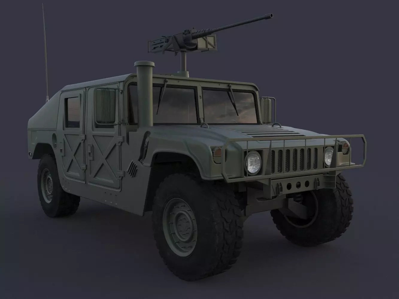 Humvee 3D model_0