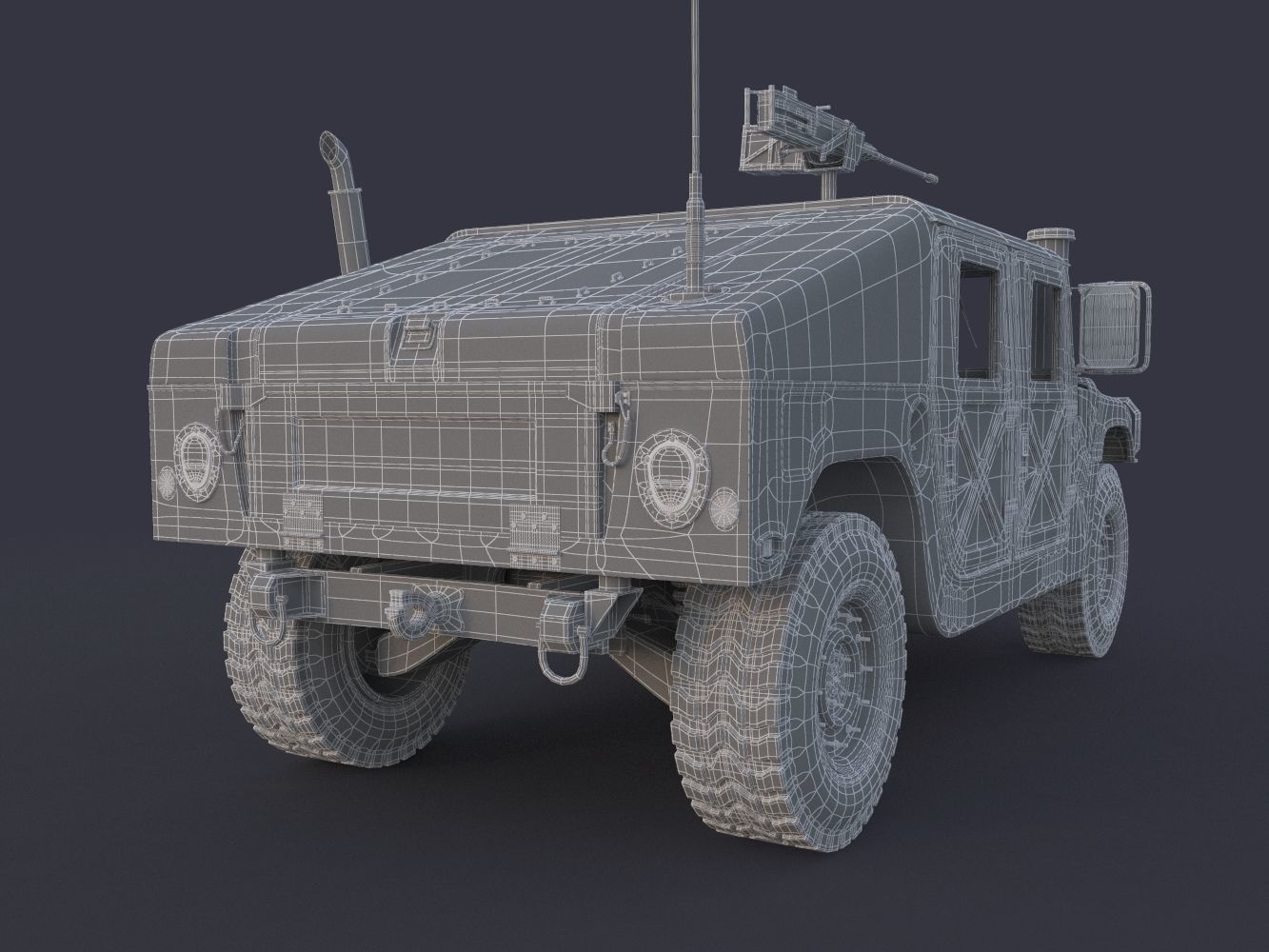 Humvee 3D model_6