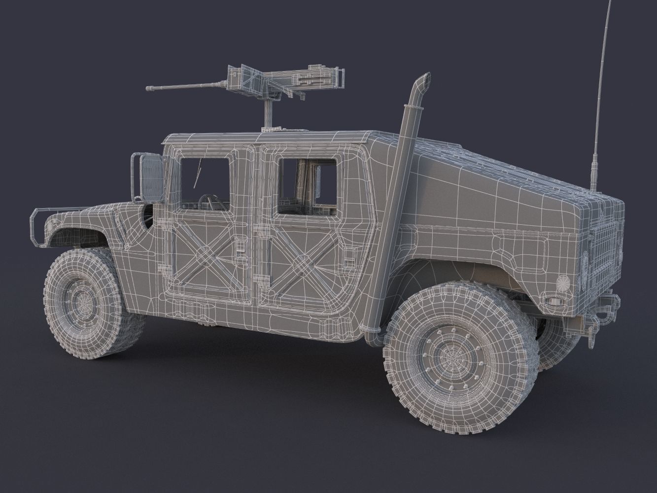 Humvee 3D model_9