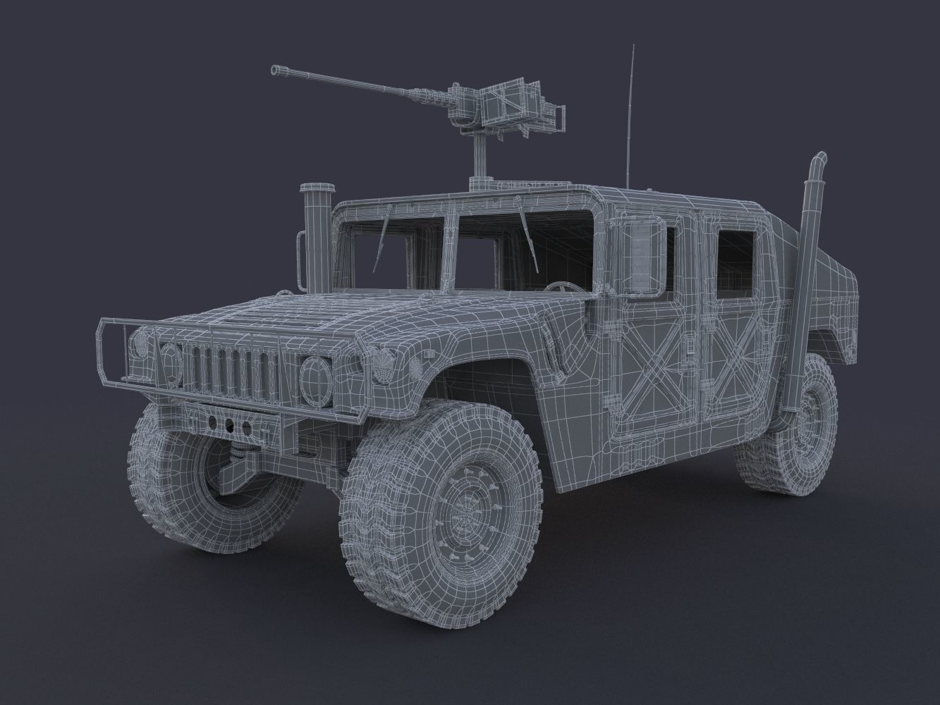 Humvee 3D model_8