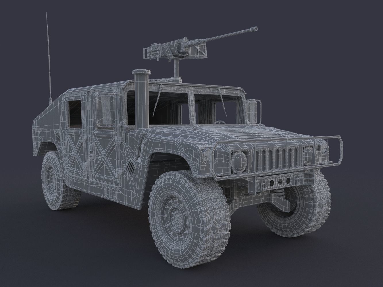 Humvee 3D model_5