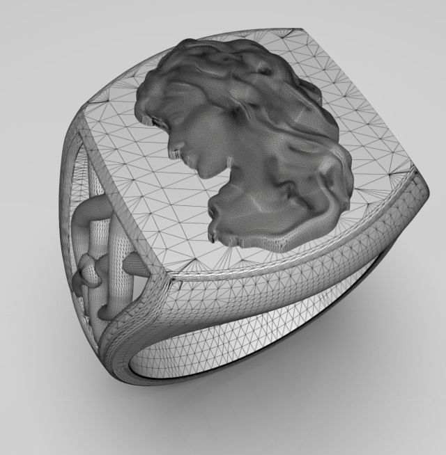 Zodiac ring Virgo 3D print model_17