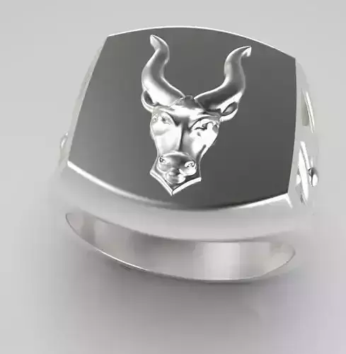 Zodiac ring Taurus