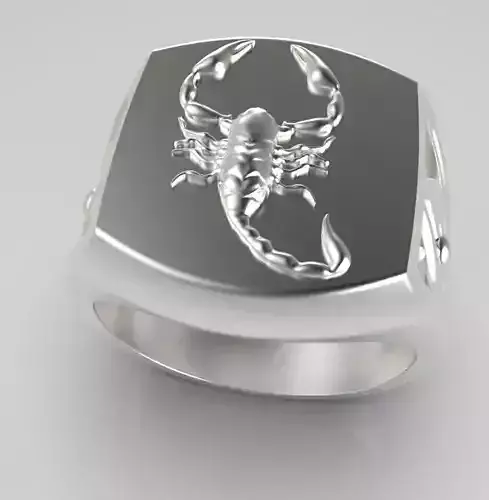 Zodiac ring Scorpio