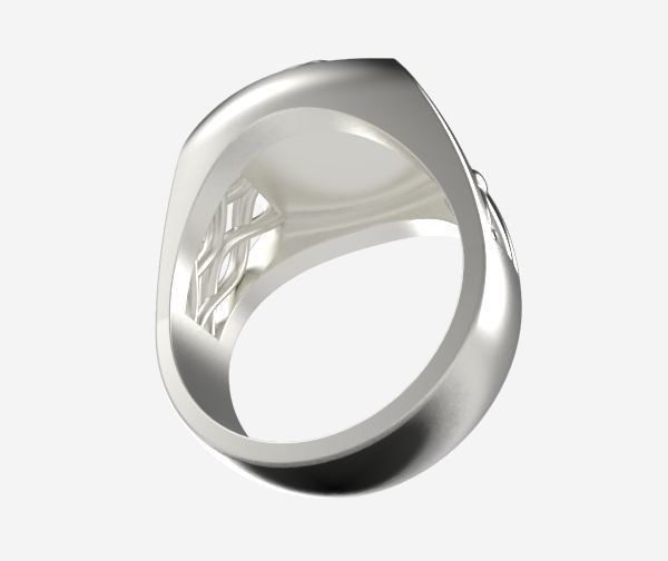 Zodiac ring Scorpio 3D print model_20