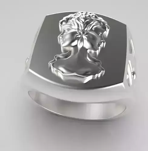 Zodiac ring Gemini