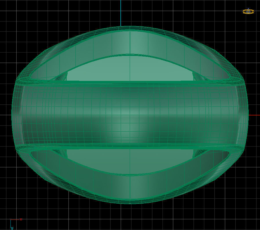 Zodiac ring Cancer 3D print model_27