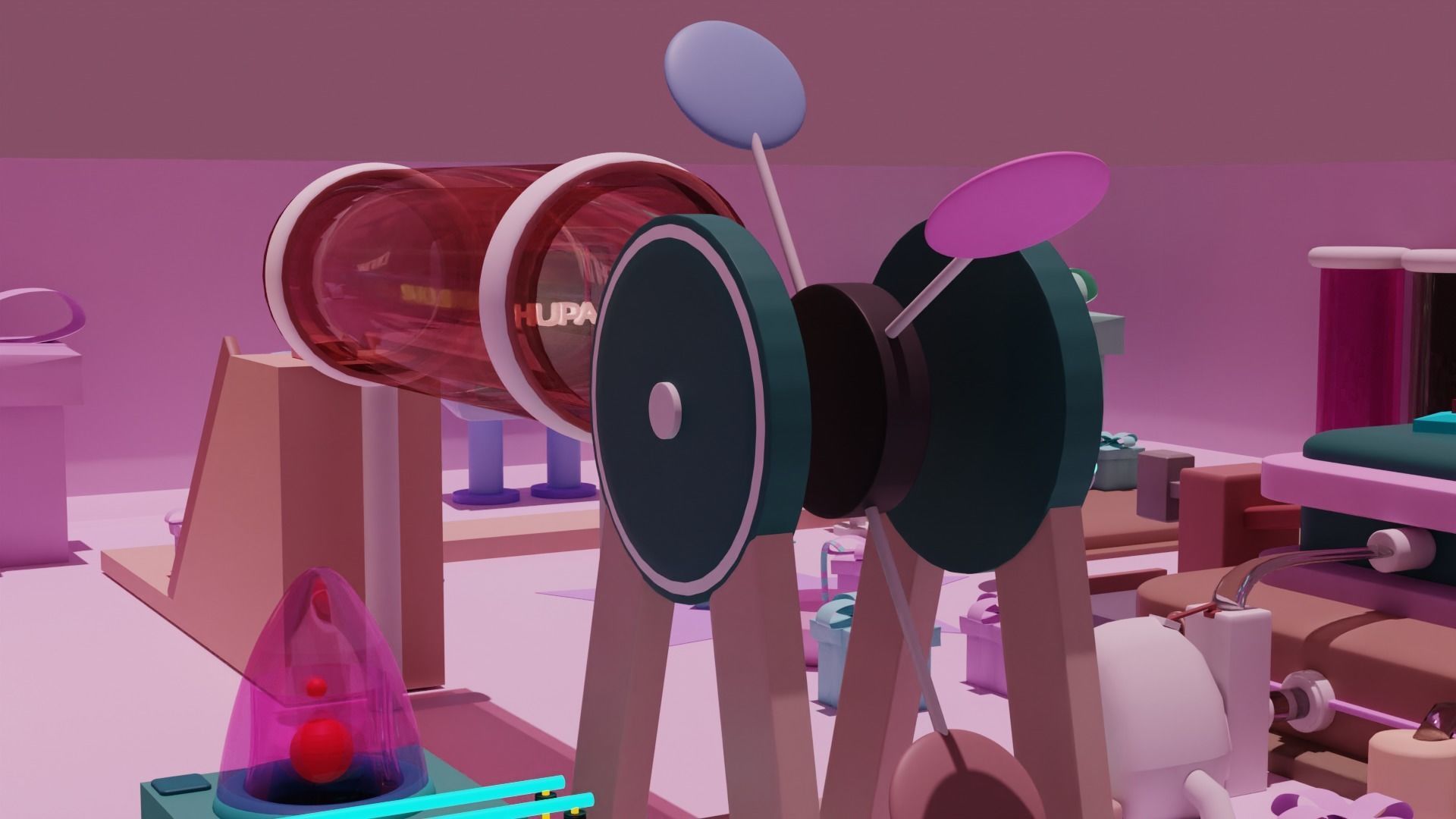 Soap Factory  Low-poly 3D model_2