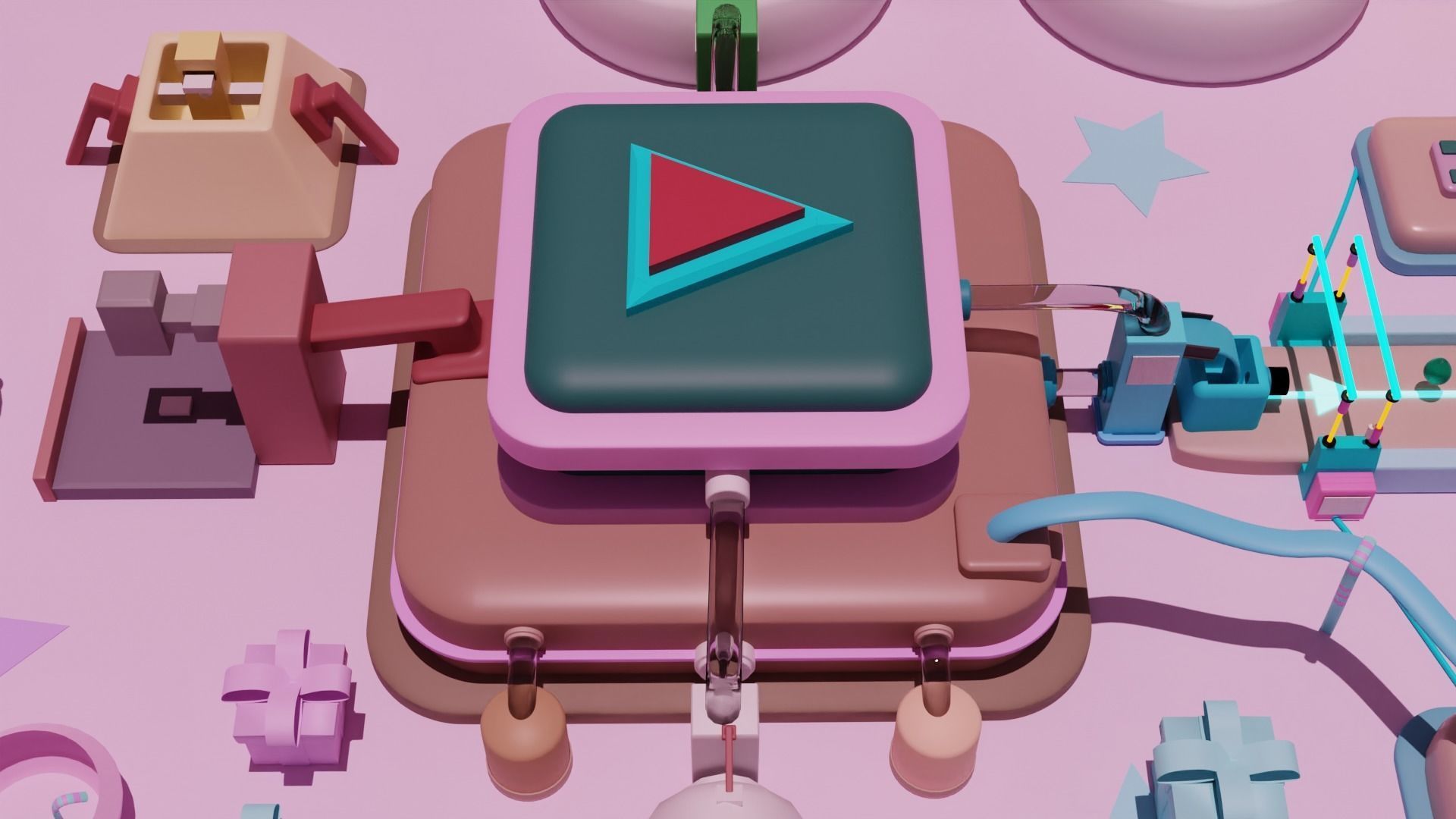 Soap Factory  Low-poly 3D model_3