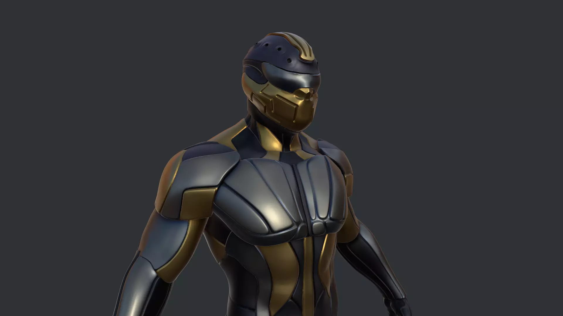 sci fi suit 3D model_0