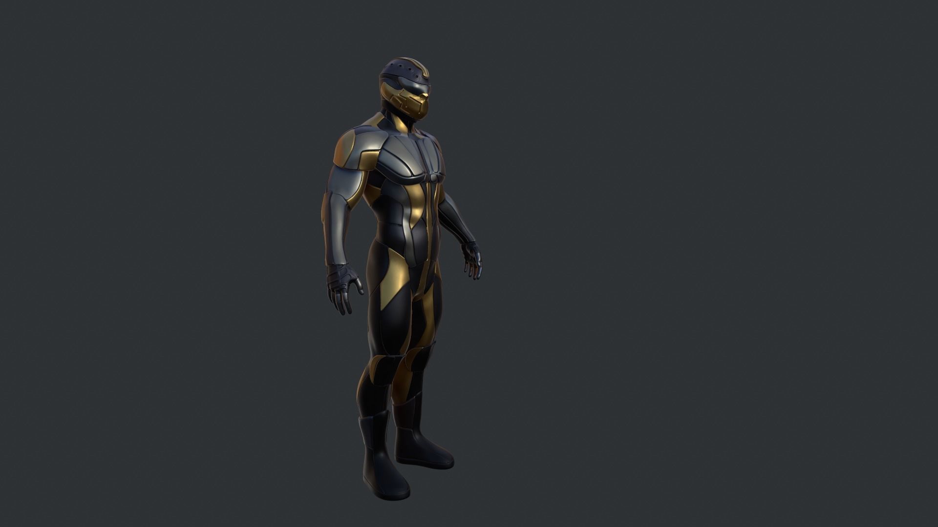 sci fi suit 3D model_1