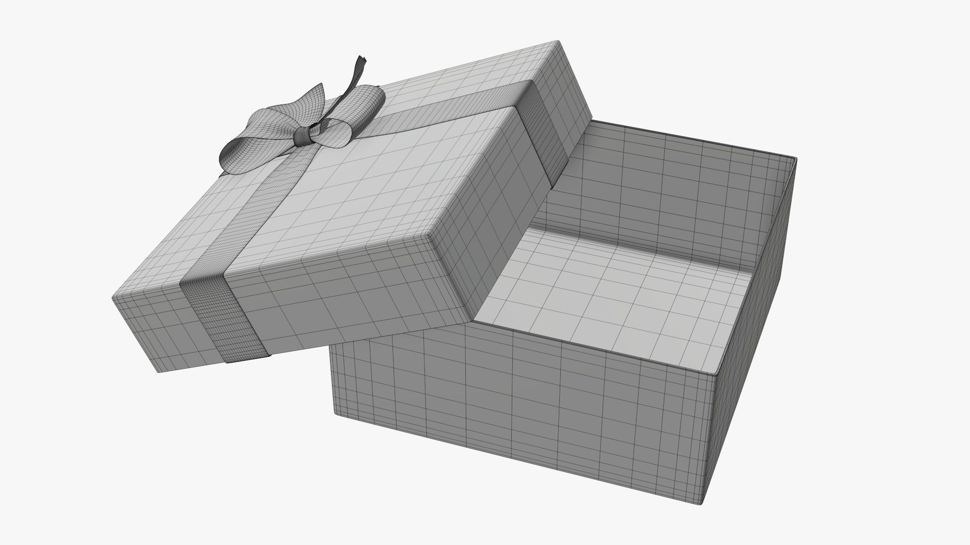 Wrapped Christmas gifts 03 3D model_6