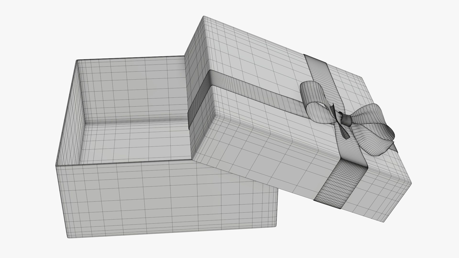 Wrapped Christmas gifts 03 3D model_5