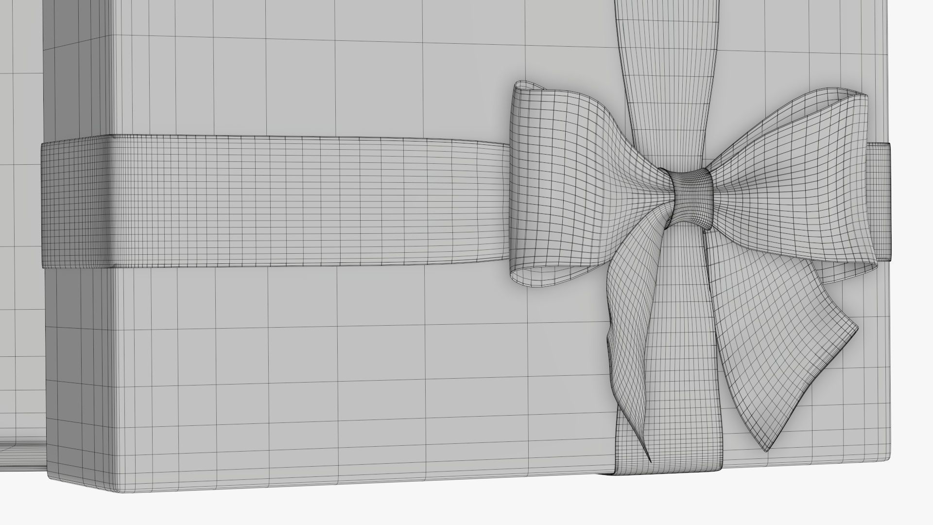 Wrapped Christmas gifts 03 3D model_7