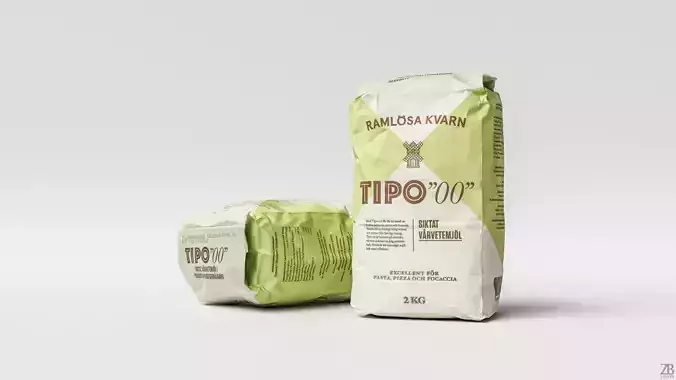 Flour Bag 3D model
