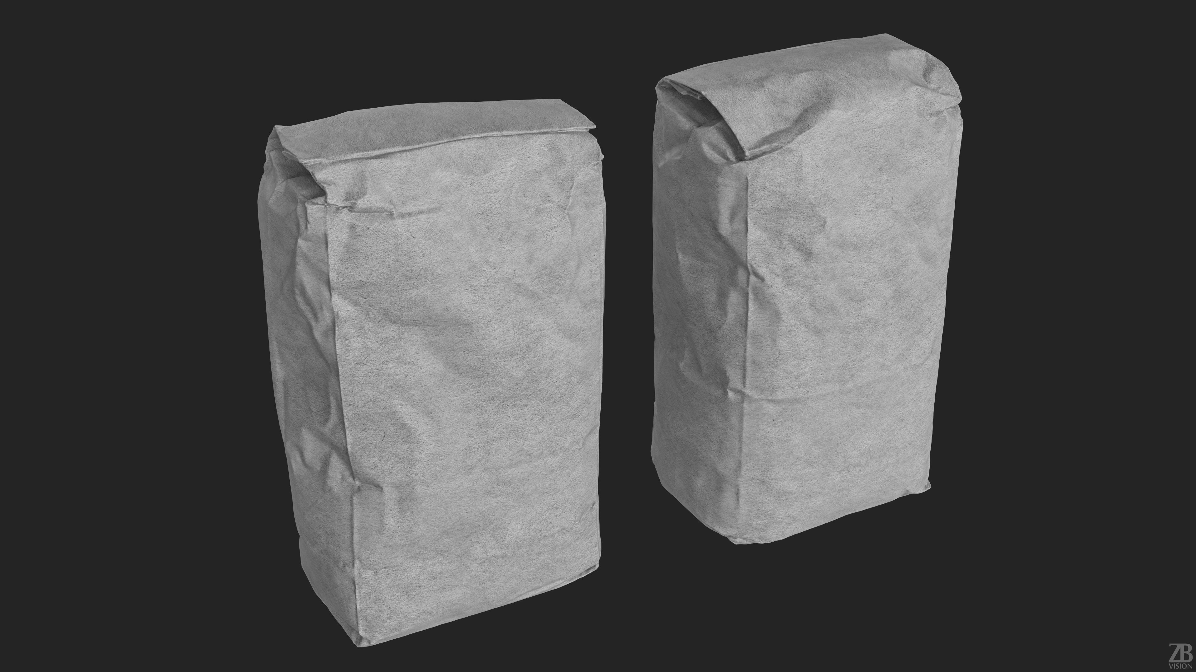 Flour Bag 3D model_5