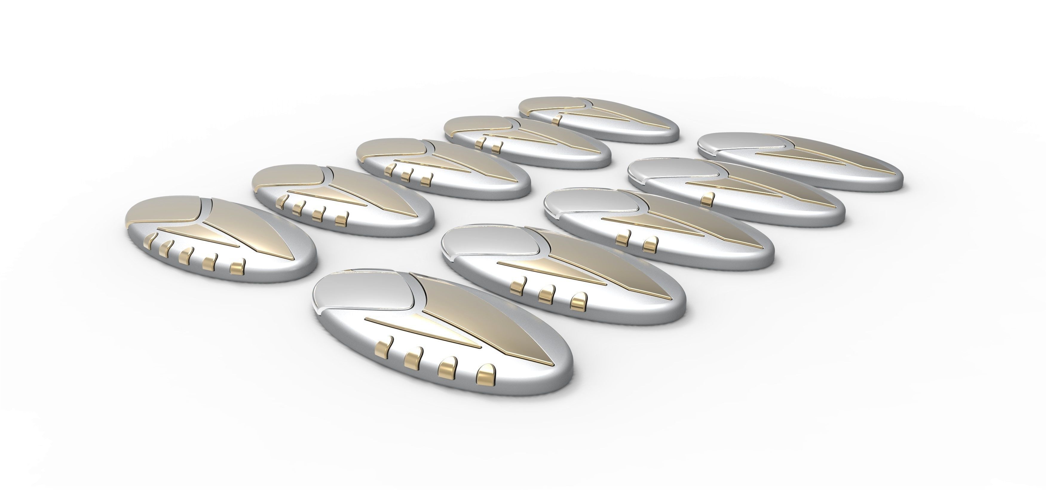 Tricom Badge from Star Trek Discovery Season 3 3D print model_4