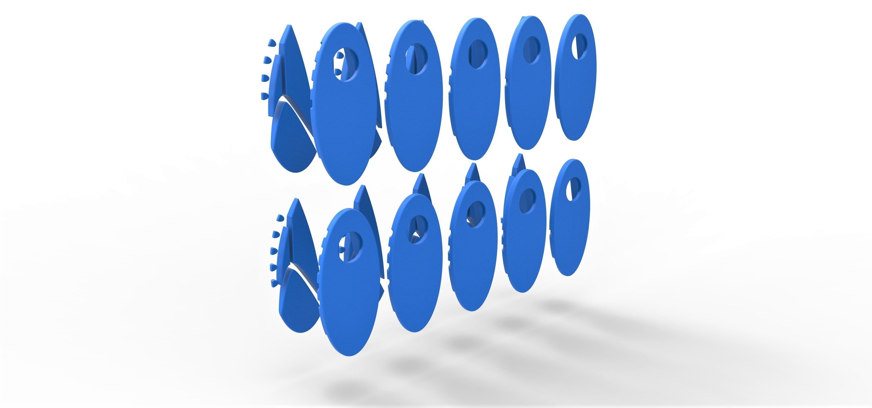 Tricom Badge from Star Trek Discovery Season 3 3D print model_9