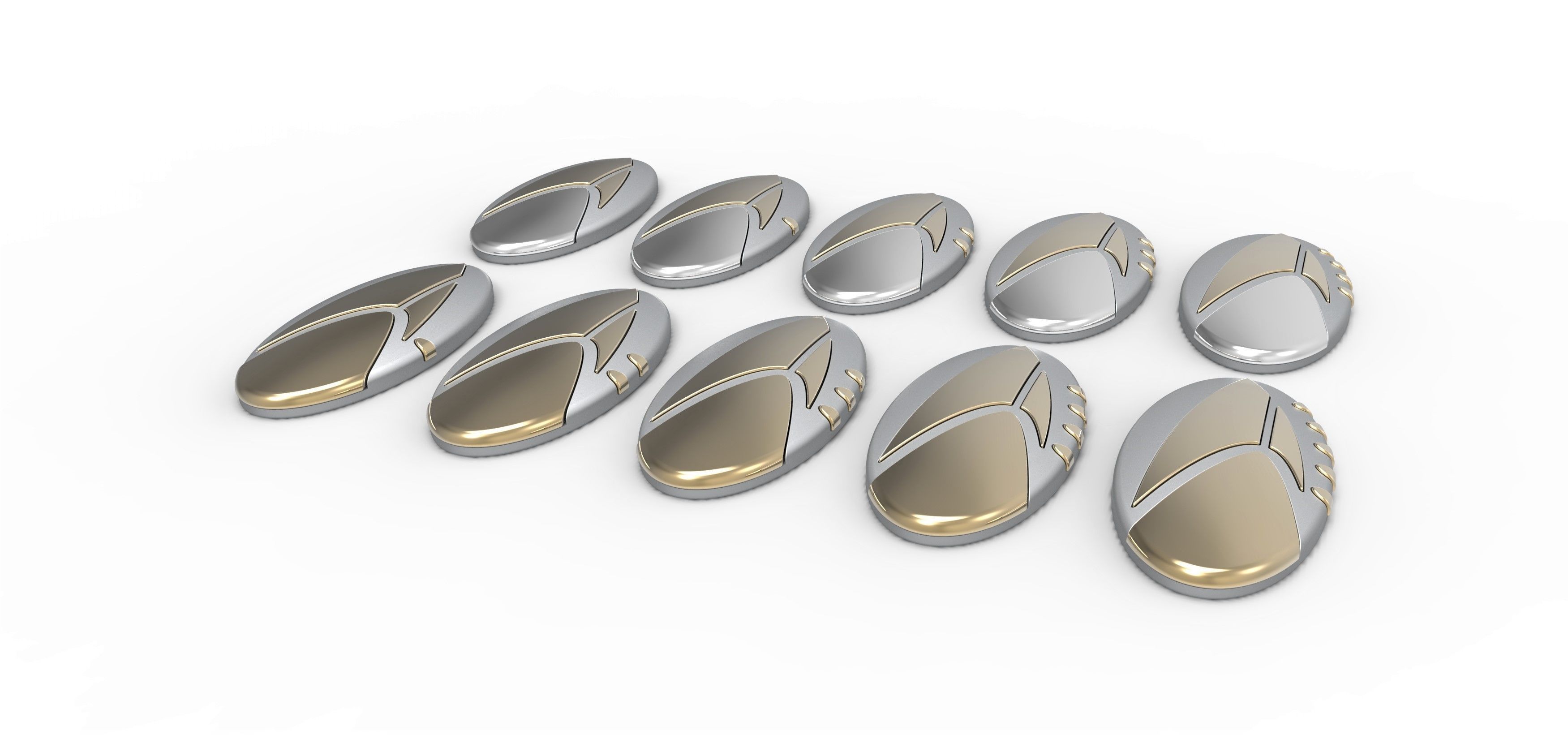 Tricom Badge from Star Trek Discovery Season 3 3D print model_1