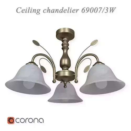 Ceiling chandelier 69007 - 3W 3D model
