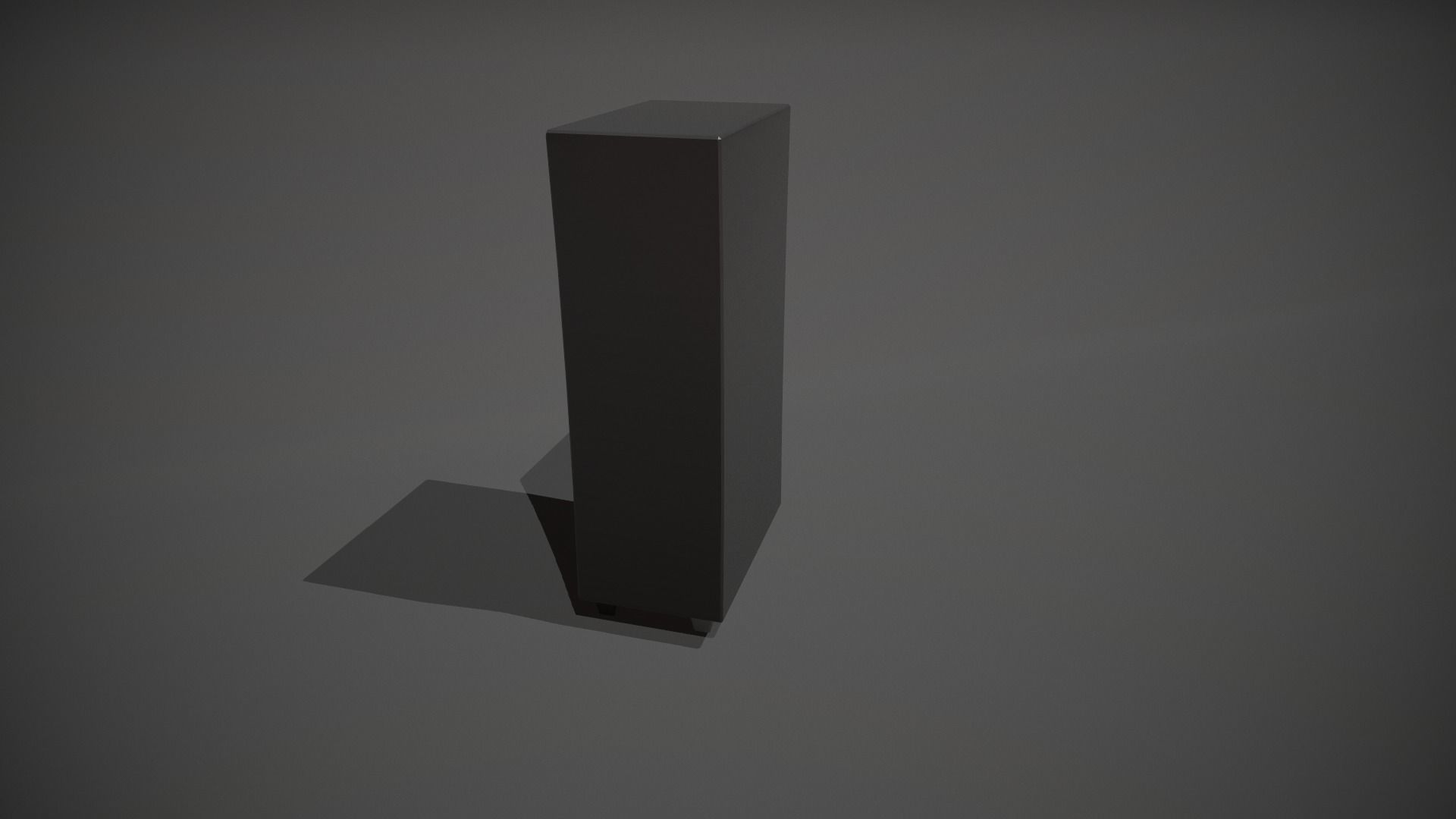 Green and Black Stylized Locker Low-poly 3D model_7