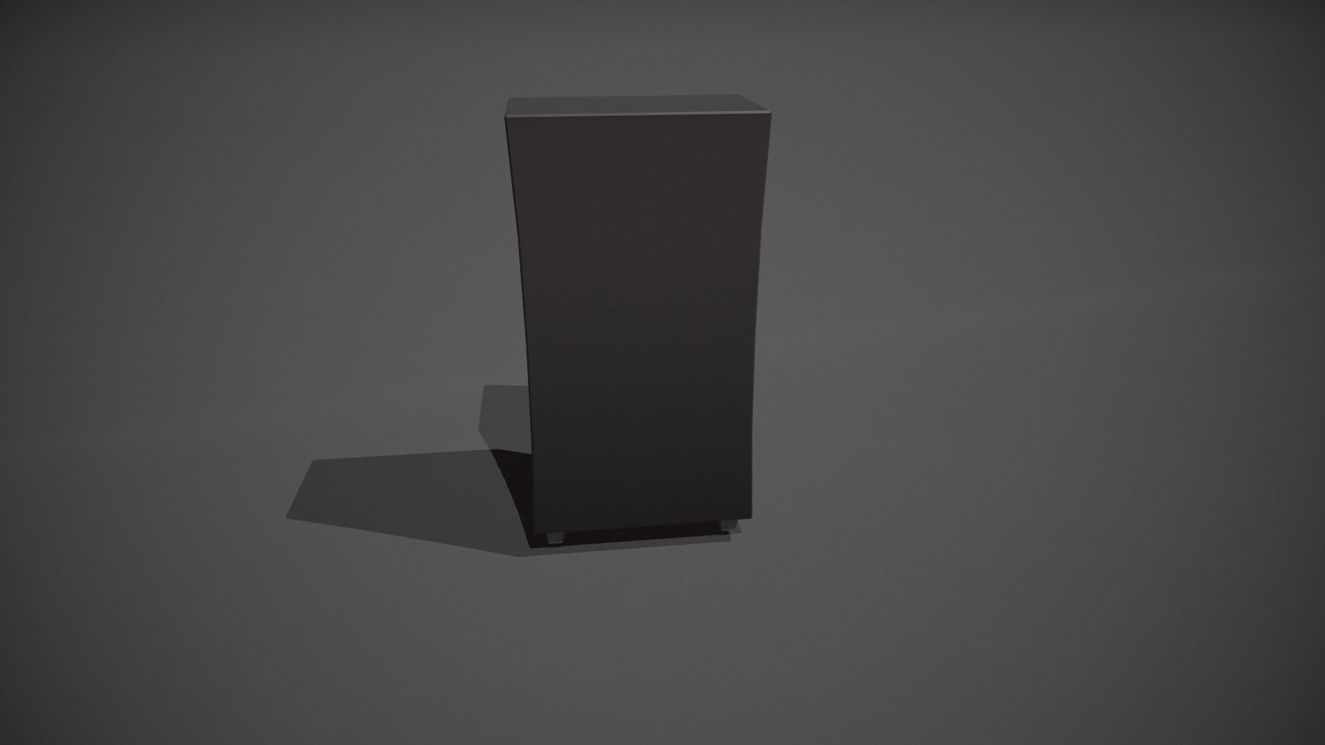 Red and Black Stylized Locker Low-poly 3D model_5