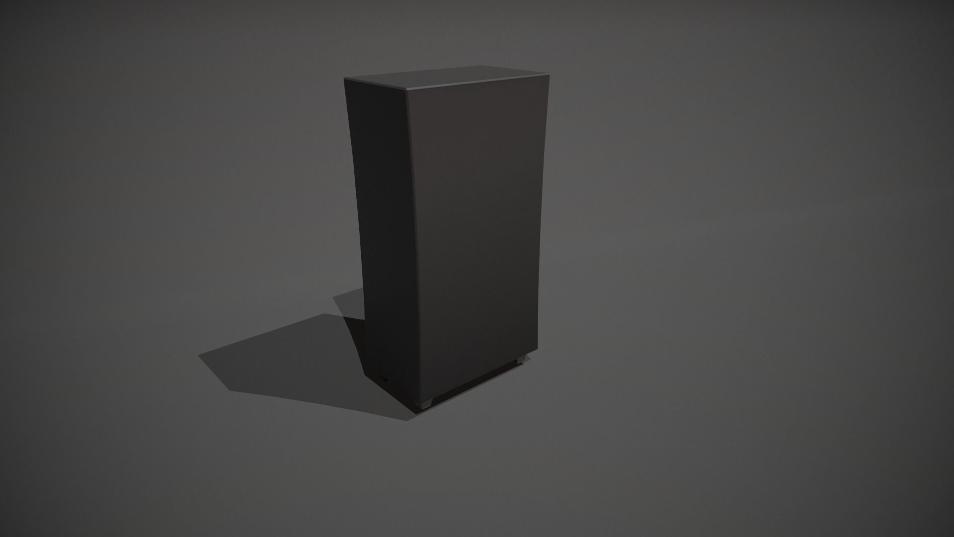 Red and Black Stylized Locker Low-poly 3D model_6