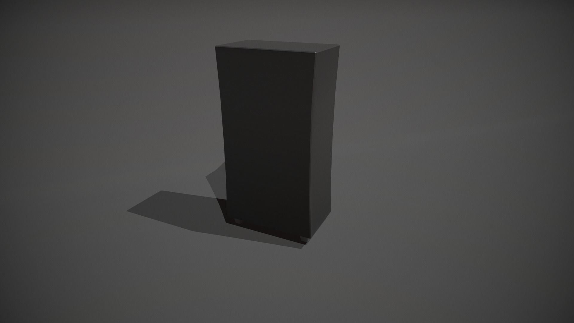 Red and Black Stylized Locker Low-poly 3D model_4