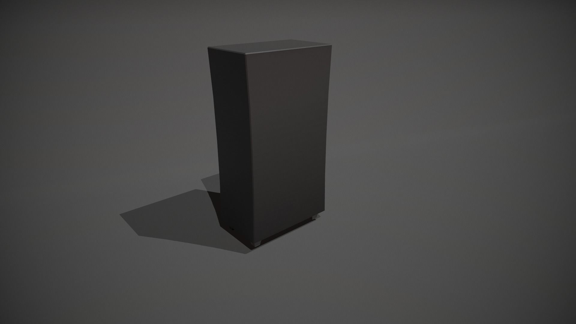 Blue and Black Stylized Locker Low-poly 3D model_6