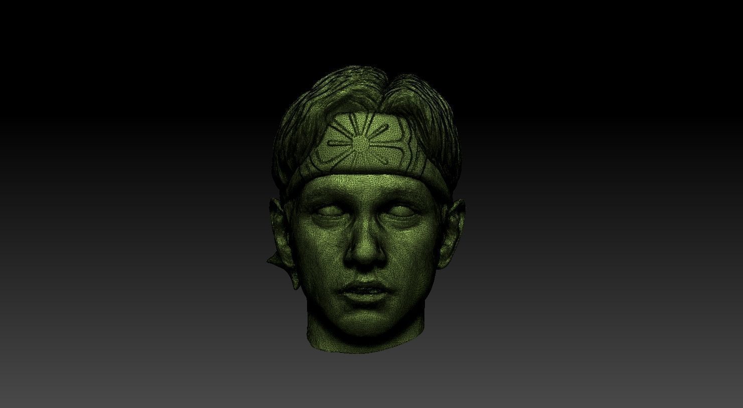 DANIEL LARUSSO HEAD -RALPH MACCHIO -PRINTABLE 3D print model_2
