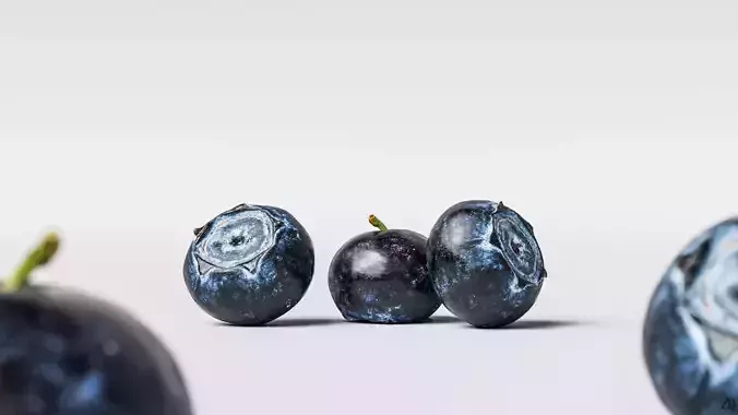 Blueberry 3D model