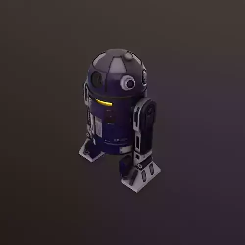 Droid v1 Low-poly 3D model