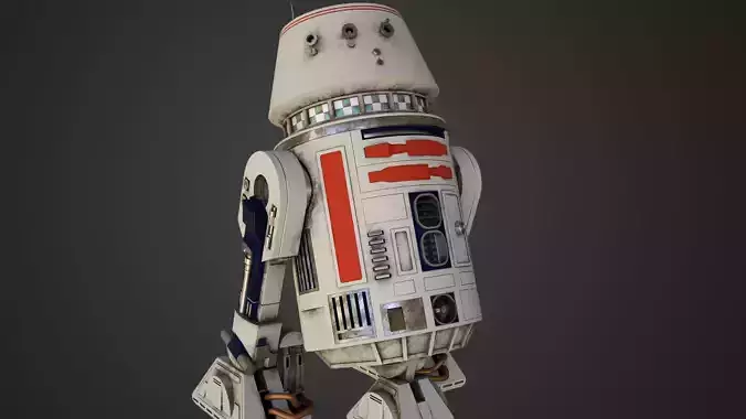 R5 - D4 Star Wars 3D model