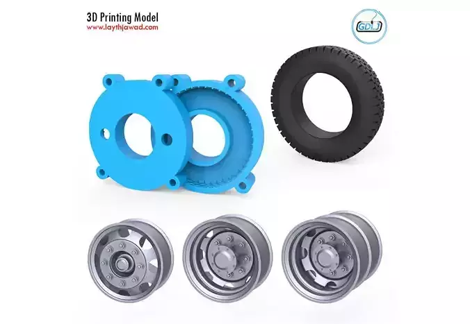Truck Tire Mold With 3 Wheels