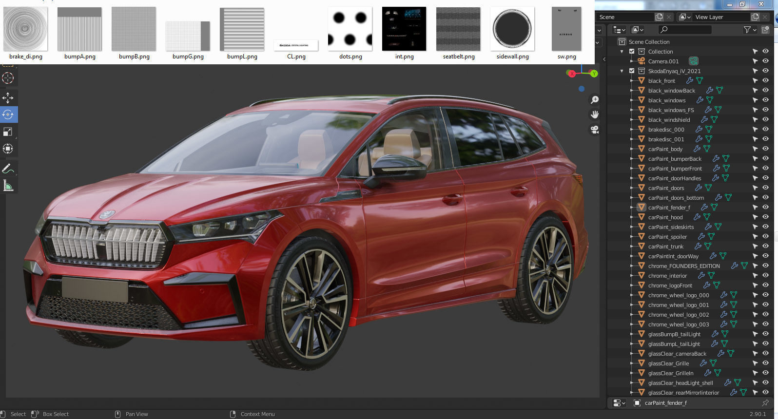 Skoda Enyaq iV 3D model_28