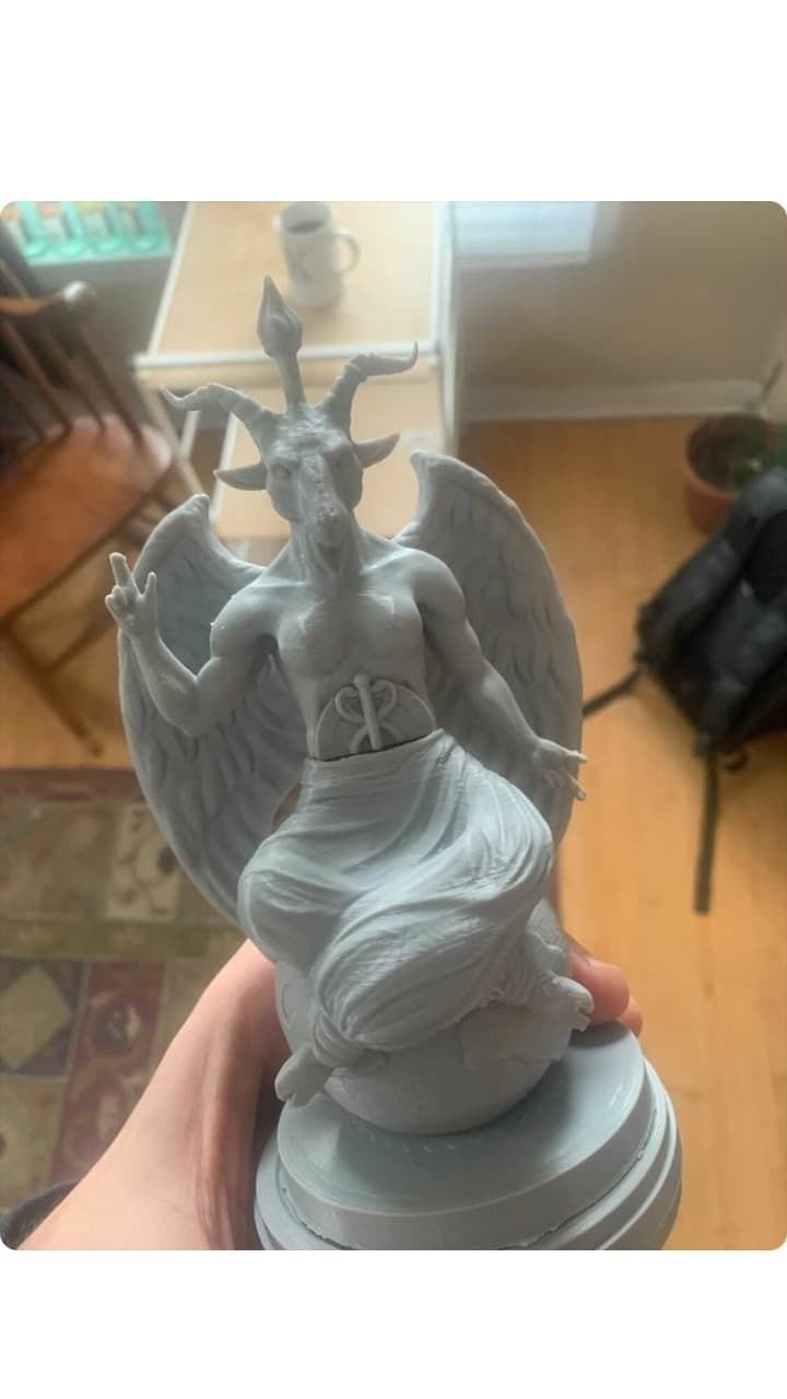 Baphomet 3D print model_17