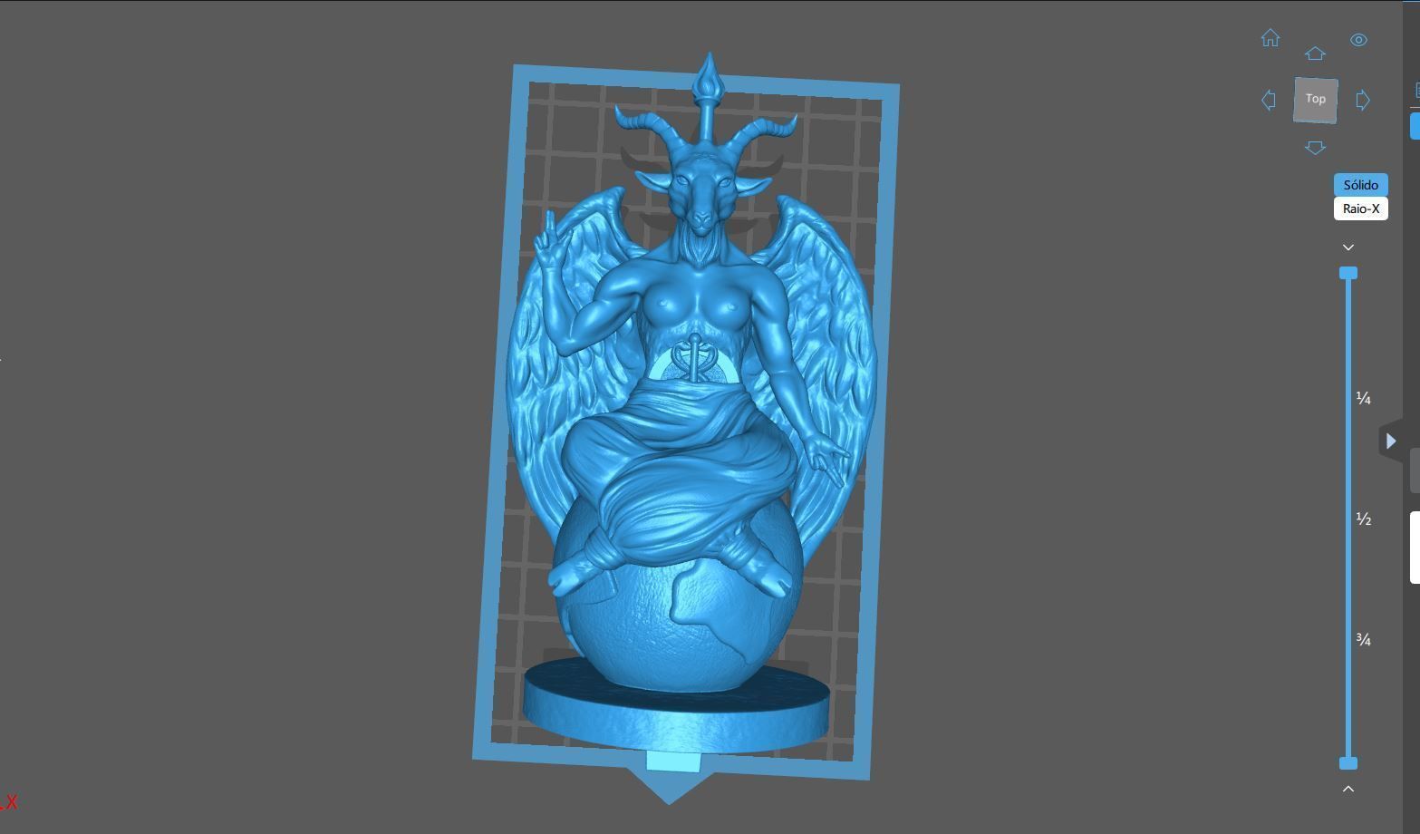 Baphomet 3D print model_13