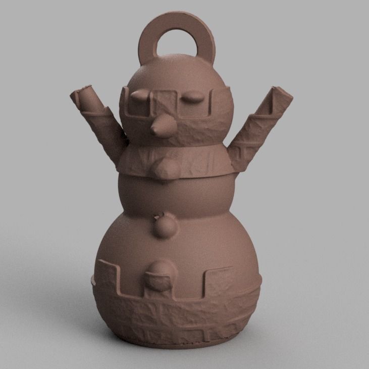 bonhomme de neige X75    3Dprint  3D print model_11